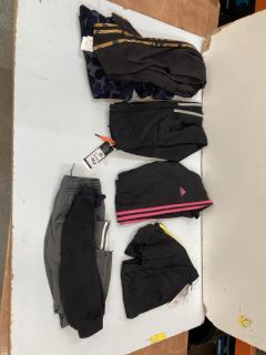 QTY OF CHILDREN'S ADIDAS ITEMS INC LEGGINGS SIZE: L