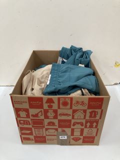 BOX OF ASSORTED CLOTHES INC CARGO SHORTS