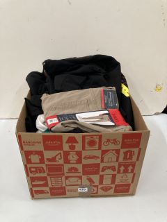 BOX OF ASSORTED CLOTHES INC WOMEN'S FILA HOODIE