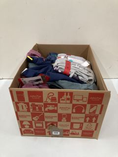 BOX OF ASSORTED CLOTHES INC LIVE LOVE LOUNGE SET