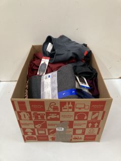 BOX OF ASSORTED CLOTHES INC MONDETTA LONG SLEEVE SHIRT