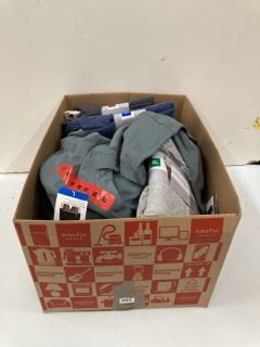 BOX OF ASSORTED CLOTHES INC LIVE LOVE LOUNGE SET