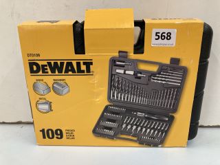 DEWALT 109 PIECE DRILL BIT SET