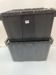 2 X STORAGE BOX