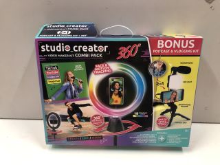 STUDIO CREATOR 2 IN 1 PODCAST & VLOGGING KIT