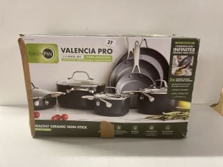 GREEN PAN VALENCIA PRO 11-PIECE COOKING SET