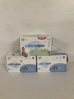 3 X BABY WIPES