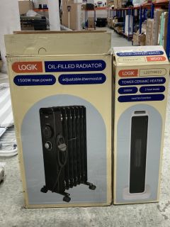 2 X LOGIK ITEMS INC OIL FILLED RADIATOR