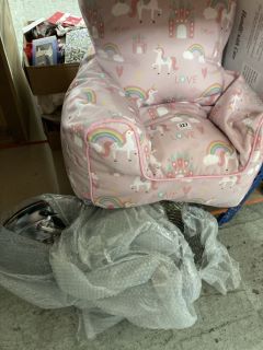 HOMEWARES TO INCLUDE A MY LITTLE PONY KIDS CHAIR