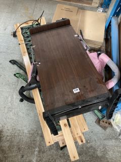 QTY OF ITEMS INC CORBY TROUSER PRESS AND A BABY STROLLER (INCOMPLETE)