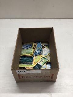 BOX OF 50+ ASSORTED POKEMON CARDS