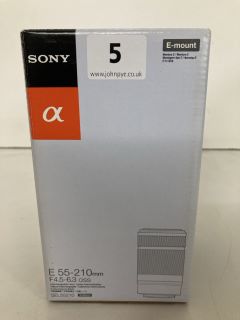 SONY E 55-210MM E-MOUNT LENS