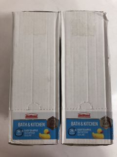 2X BATH & KITCHEN EASY-TO-APPLY WATERPROOF SEALANT BOX OF 6