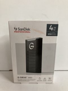 SANDISK PROFESSIONAL G-DRIVE SSD 4TB