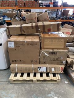 PALLET OF ITEMS INC LUXBURY HEAT & MASSAGE RISER RECLINER