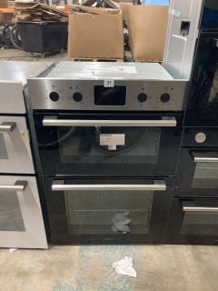 ZANUSSI BUILT-IN DOUBLE ELECTRIC OVEN MODEL NO: ZKHNL3X1