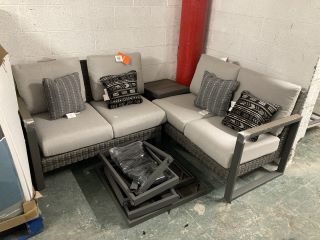 4 SEATER OUTDOOR SOFA SET WITH TABLE