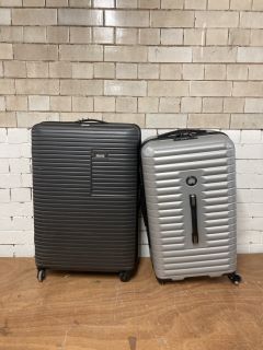 2X ASSORTED ITEMS INCL. ROCK TRAVEL SUITCASE IN BLACK