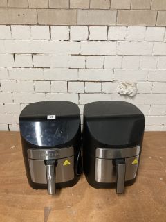 2X GOURMIA 6.7L DIGITAL AIR FRYER