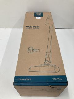 VAX PACE CORDLESS VACUUM