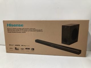 HISENSE 96CM 2.1 CHANNEL SOUNDBAR WITH WIRELESS SUBWOOFER (SEALED)