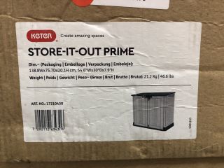 KETER STORE-IT-OUT PRIME OUTDOOR STORAGE