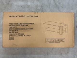 LUCOLOAK COFFEE TABLE