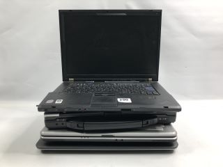 4 X ASSORTED ITEMS TO INCLUDE LENOVO LAPTOP THINKPAD T500.  [JPTN40403, JPTN40449, JPTN40409, JPTN40408]