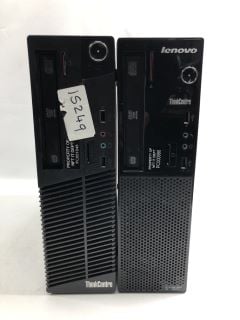 2 X ASSORTED ITEMS TO INCLUDE LENOVO PC THINKCENTRE E73.  [JPTN40406, JPTN40396]