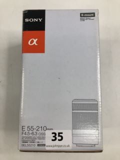 SONY E 55-210MM F4.5-6.3 OSS LENS