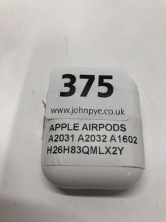 APPLE AIRPODS EARPHONES: MODEL NO A2032 A2031 A1602  [JPTN40115]