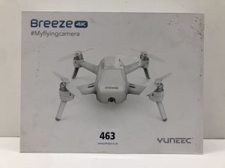 YUNEEC BREEZE 4K #MYFLYINGCAMERA DRONE IN WHITE. (WITH BOX)  [JPTN40493]