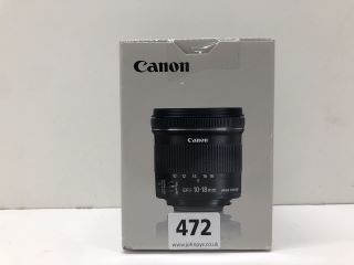 CANON EFS 10-18MM F/4.5-5.6 IS STM LENS