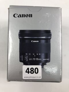 CANON EFS 10-18MM F/4.5-5.6 IS STM LENS