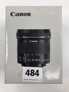 CANON EFS 10-18MM F/4.5-5.6 IS STM LENS