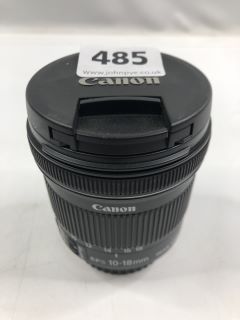 CANON EFS 10-18MM F/4.5-5.6 IS STM LENS