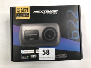 NEXTBASE DASH CAM CAR SURVEILLANCE EQUIPMENT IN GREY/BLACK: MODEL NO 622 GW (WITH BOX)  [JPTN40352]