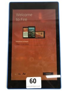 FIRE HD 8 (5TH GENERATION) 12GB TABLET WITH WIFI IN BLUE. (UNIT ONLY)  [JPTN40370]