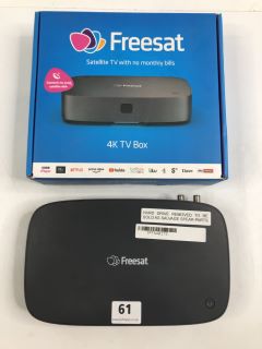 2 X ASSORTED ITEMS TO INCLUDE FREESAT SATELLITE TV RECORDABLE 4K TV BOX.  [JPTN40375, JPTN40355]