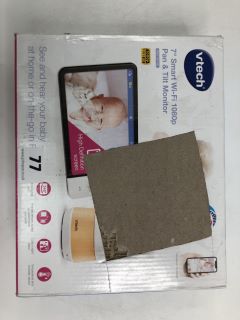 VTECH 7" SMART WIFI 1080P PAN & TILT MONITOR PAN & TILT BABY MONITOR IN WHITE: MODEL NO RM7764HD (WITH BOX)  [JPTN40345]