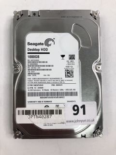 SEAGATE DESKTOP HDD 1000GB HDD IN SILVER. (UNIT ONLY)  [JPTN40287]