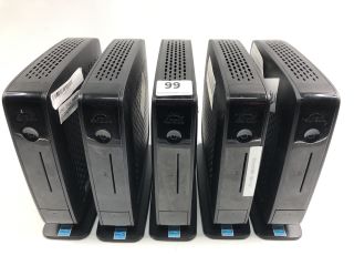 6 X IGEL MINI PC  IN BLACK: MODEL NO M340C (UNIT  ONLY) (HARD DRIVE REMOVED TO BE SOLD AS SALVAGE, SPARE PARTS).   [JPTN40281]