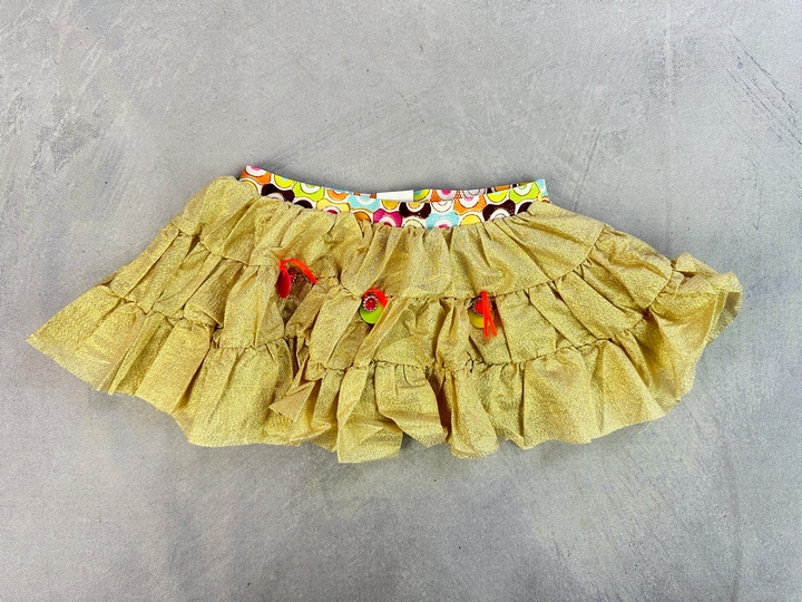 Pate De Sable  Ruffle Beach Skirt - Size 4 Years