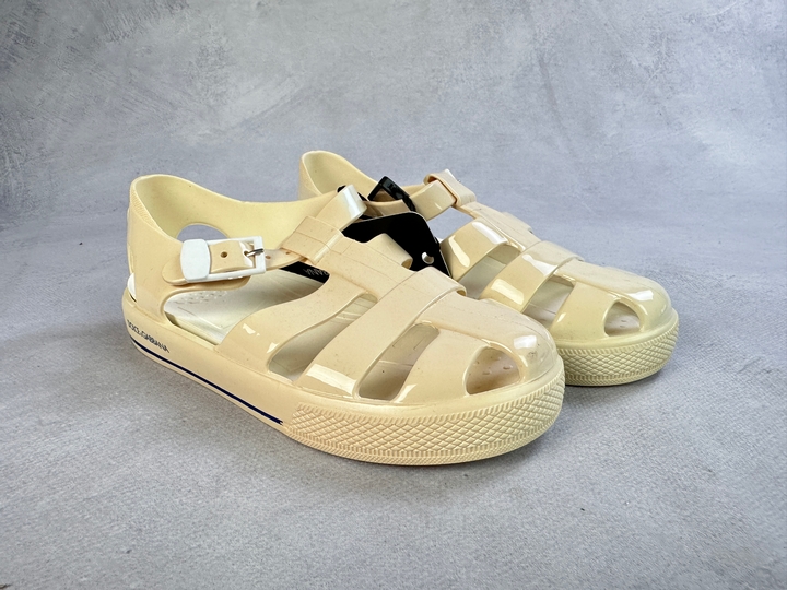 Dolce & Gabbana White Jelly Shoes - Size 12(30)