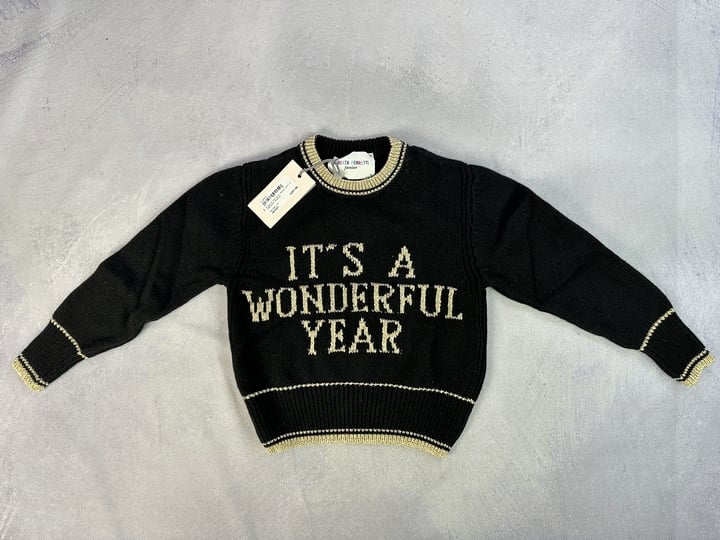 Alberta Ferretti Jun  Wool & Cashmere Sweater - Size 4 Years
