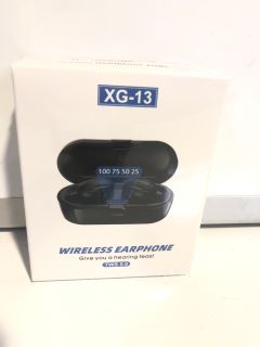 BOX OF XG-13 WIRELESS EARPHONES TWS 5.0