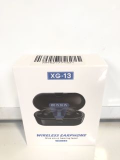 BOX OF XG-13 WIRELESS EARPHONES TWS 5.0