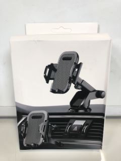 BOX OF EASY ONE TOUCH CAR PHONE STAND AND ORNAMENT