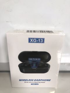 BOX OF XG-13 WIRELESS EARPHONES TWS 5.0