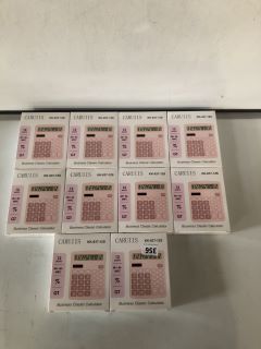 10 X CALAIS BUSINESS CLASSIC CALCULATOR KK-837-12S